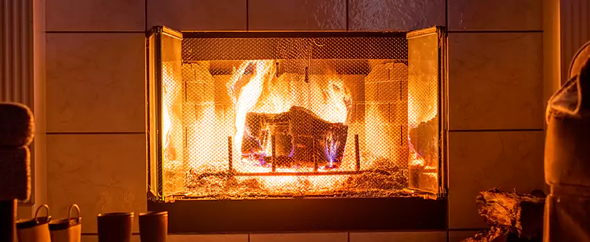 Mendota Hearth Landscape Fireplace Installation in Florence, Alabama