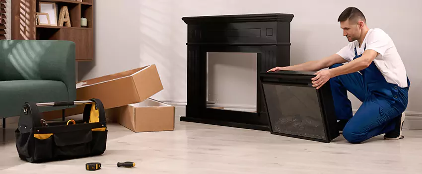 Old Rusted Metal Fireplace Repair And Replacement in Florence, AL